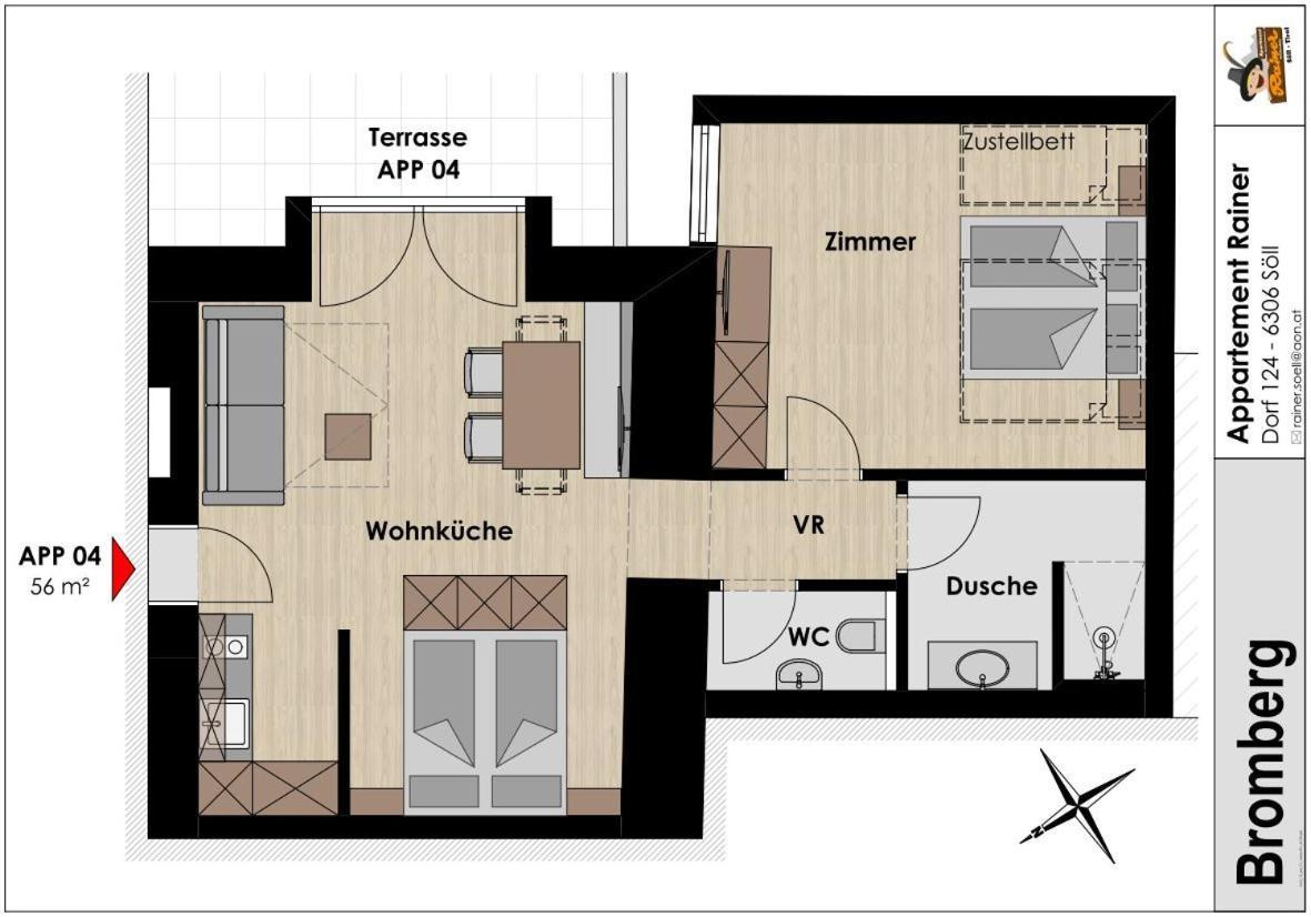 Apartment Rainer - Mittendrin Söll Eksteriør bilde