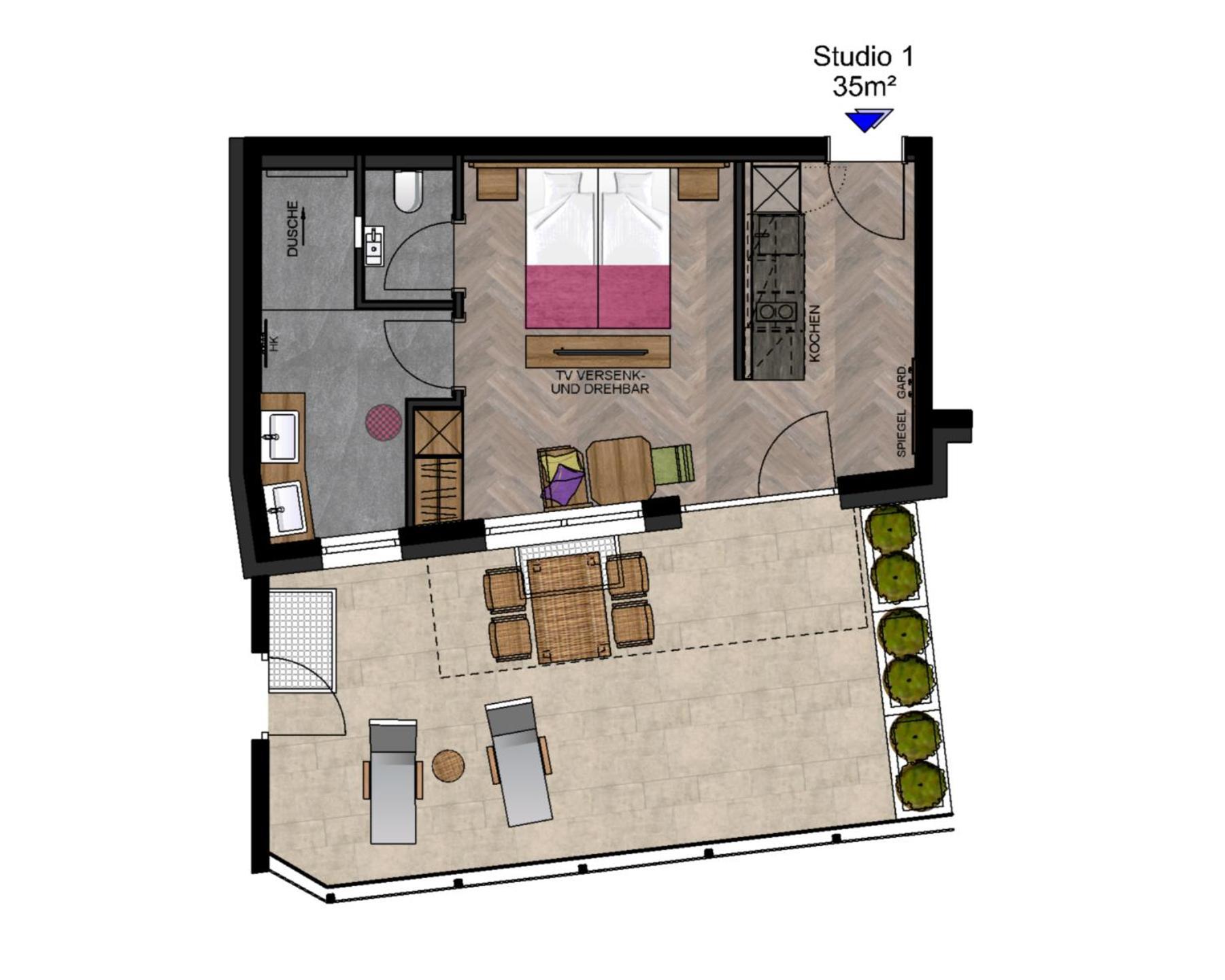 Apartment Rainer - Mittendrin Söll Eksteriør bilde