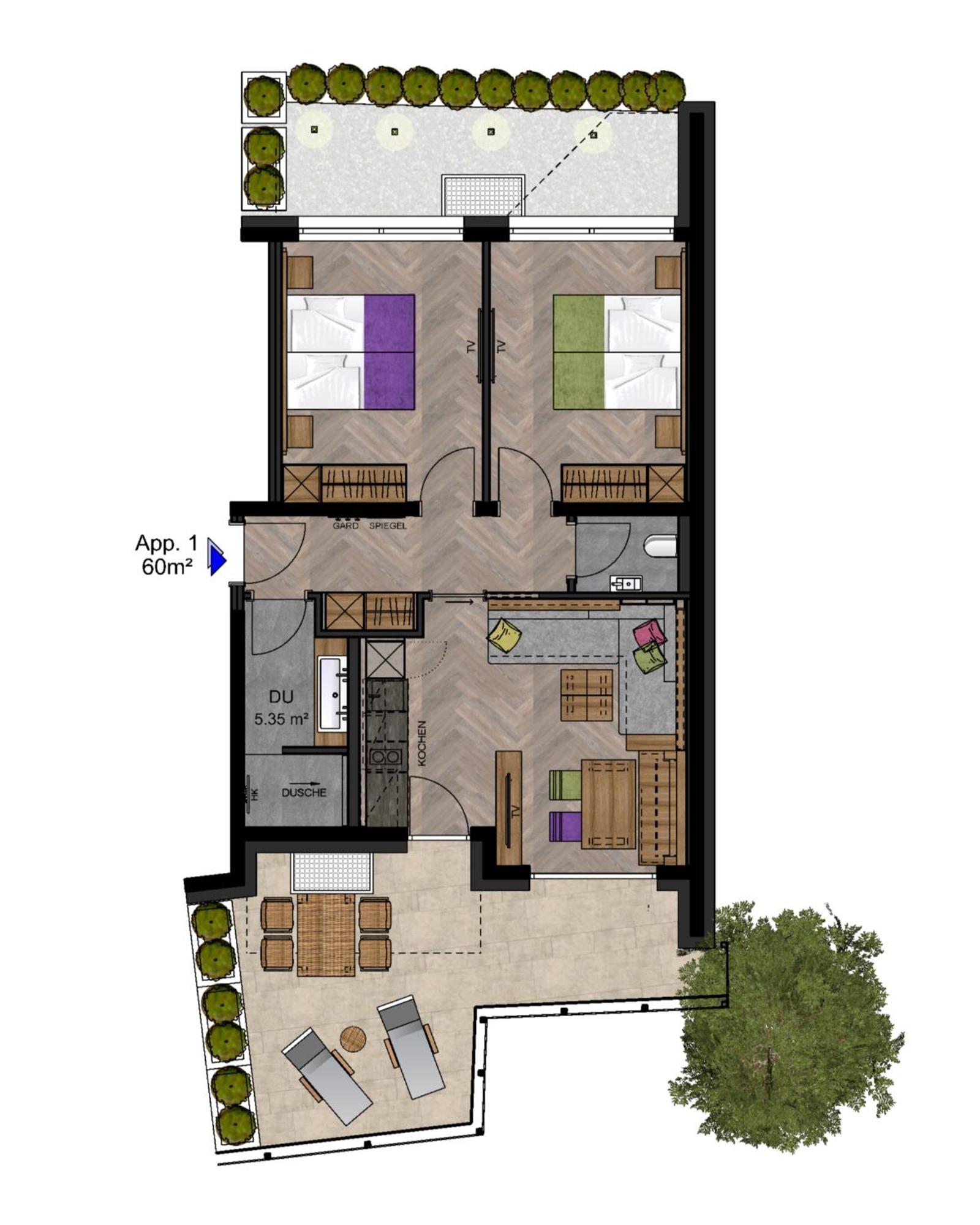Apartment Rainer - Mittendrin Söll Eksteriør bilde