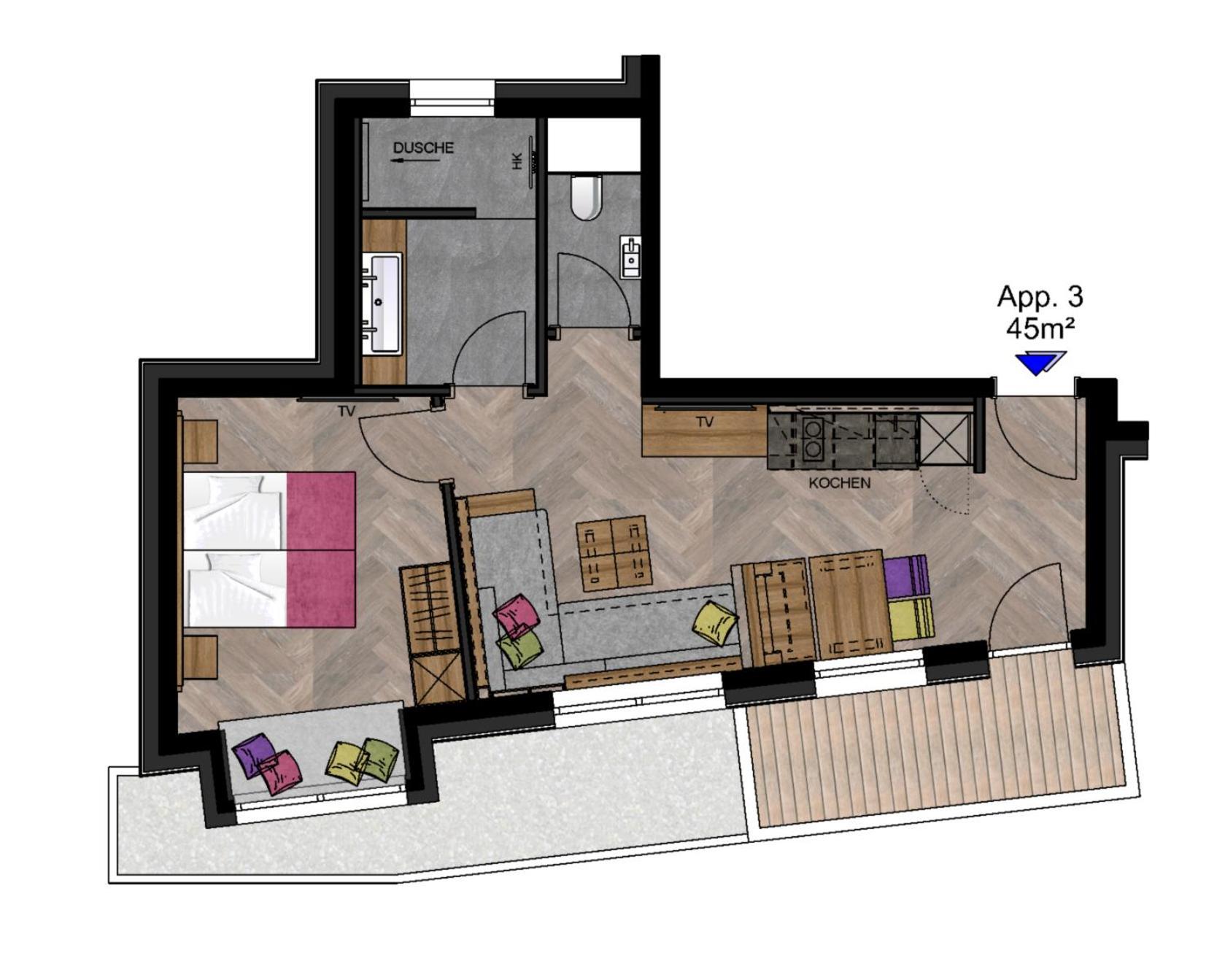 Apartment Rainer - Mittendrin Söll Eksteriør bilde
